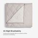 BEDGEAR® Sherpa Performance® Beige/Stone Moisture-Wicking One Size Throw Blanket-4