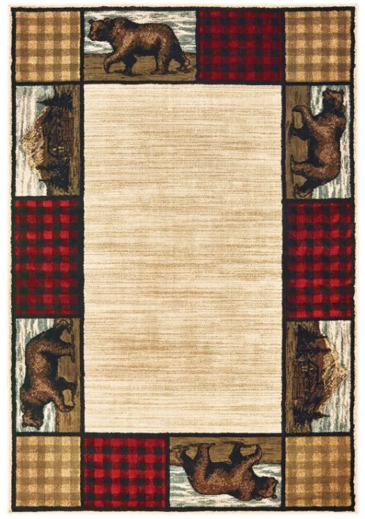 Oriental Weavers™ Woodlands 5'x7' Style 7 Area Rug-0