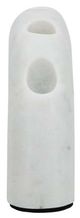 A & B Home White Marble Arched Taper Candle Holder-3