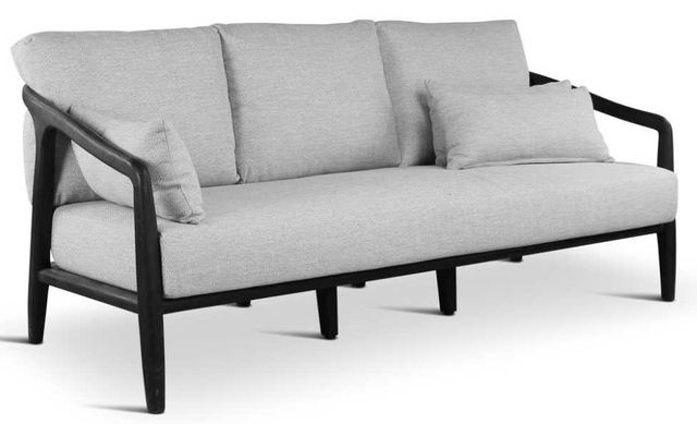 Classic Home Aria Black/Gray Outdoor Sofa | Lafferty's Home Center