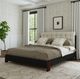 Flexsteel Waterfall Beige/Black Queen Upholstered Panel Bed-2