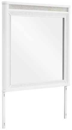 Signature Design by Ashley® Chalanna White Bedroom Mirror