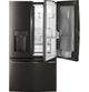 GE® 27.8 Cu. Ft. French Door Refrigerator-Black Stainless Steel-5