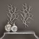 Uttermost® 2-Piece Silver Leaf Branches Wall Decor Set-1