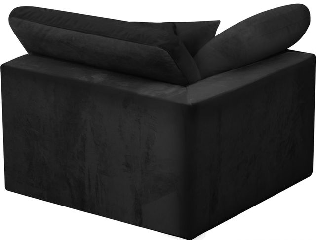 Meridian Furniture Cozy Black Velvet Chair-1