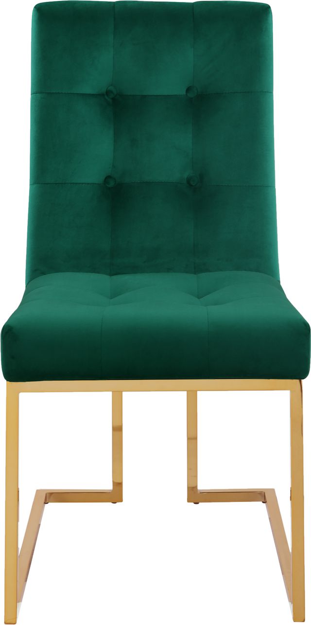 Meridian Furniture Pierre Green Velvet Dining Chair-3