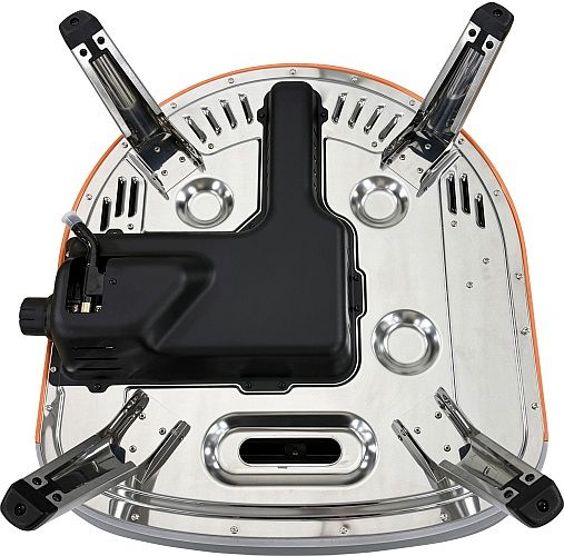 Unique® Appliances Classic Retro 12" Matte Orange Liquid Propane Pizza Oven-4