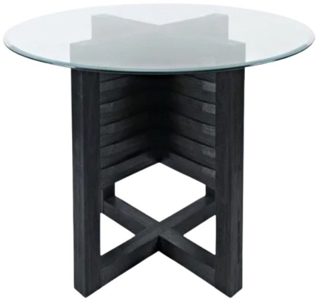 Jofran Inc. Altamonte 5-Piece Dark Charcoal/Gray Counter Dining Set-2