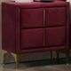 Furniture of America® Florizel Red Nightstand-0