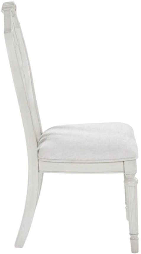 Benchcraft® Montelaine Antique White Dining Side Chair-2