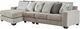 Benchcraft® Ardsley 2-Piece Pewter Sectional Set-1