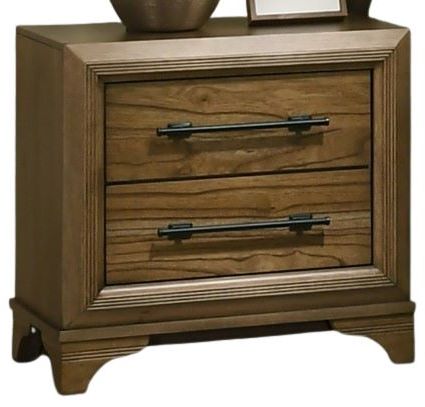 New Classic® Home Furnishings Talcott 4-Piece Honey Queen Platform Storage Bedroom Set-4