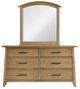 Intercon Jackson Golden Oak Dresser and Mirror-1