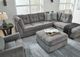 Signature Design by Ashley® Marelton 2-Piece Gray Right-Arm Facing Chaise Sleeper Sectional-3