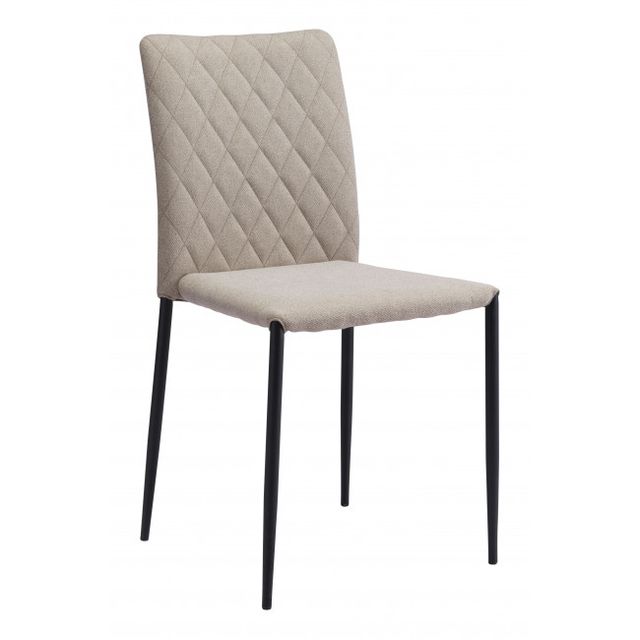 Zuo® Modern Harve Beige Dining Chair-0