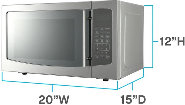 Avanti® 1.1 Cu. Ft. Stainless Steel Countertop Microwave-1