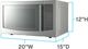 Avanti® 1.1 Cu. Ft. Stainless Steel Countertop Microwave-1