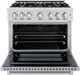 ZLINE Select 36" Stainless Steel Pro Style Dual Fuel Range-1