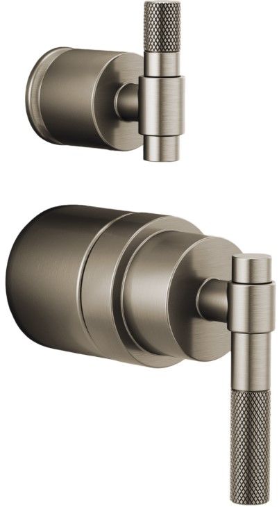 Brizo Litze® Brilliance® Luxe Nickel® Pressure Balance Valve Trim Handle Kit - T-Lever-0