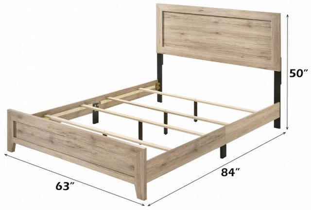 ACME Furniture Miquell Natural Queen Panel Bed-2
