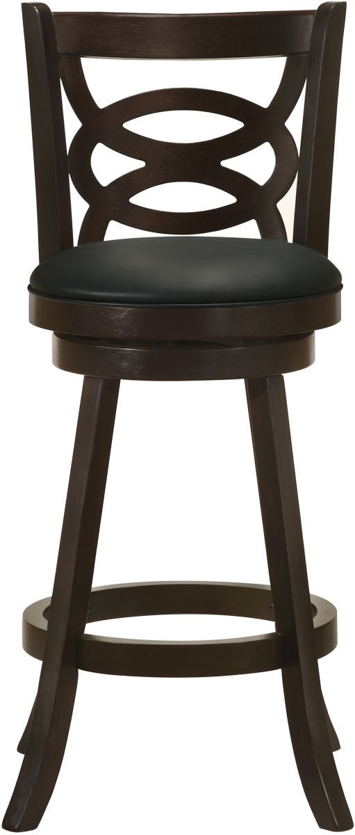 Coaster® Calecita 2-PIece Cappuccino Swivel Bar Stools-3