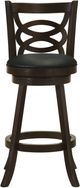 Coaster® Calecita 2-PIece Cappuccino Swivel Bar Stools-3