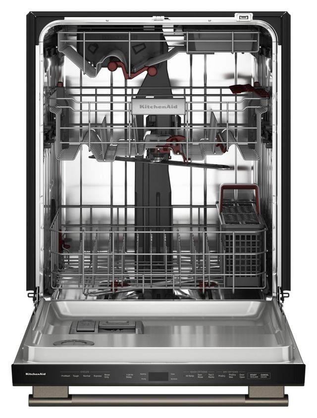 KitchenAid® 24" Black Ore 360° Max Jets™ Third Rack Top Control Built-In Dishwasher with ProDry™ System-3