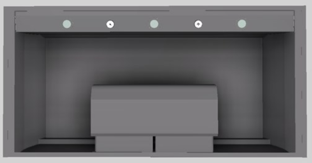 Vent-A-Hood® Designer Series 48" Gunsmoke Wall Mounted Range Hood-2
