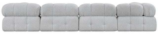 Meridian Furniture Ames 5-Piece Grey Boucle Sectional-2
