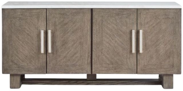 Signature Design by Ashley® Loyaska Grayish Brown/White 68" TV Stand-1