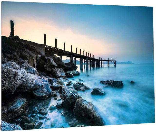 Classy Living Foggy Pier Serenity Wall Art-3