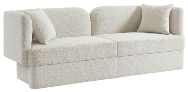 Meridian Furniture Marcel Cream 91" Sofa-0
