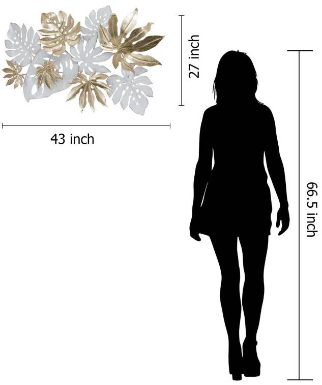 Classy Art Style 2 Gold/Gray Wall Decor-1