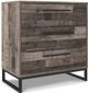 Signature Design by Ashley® Neilsville 5-Piece Multi Gray Queen Panel Headboard Set-3