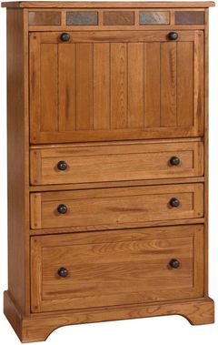 Sunny Designs™ Sedona Rustic Oak Laptop Armoire