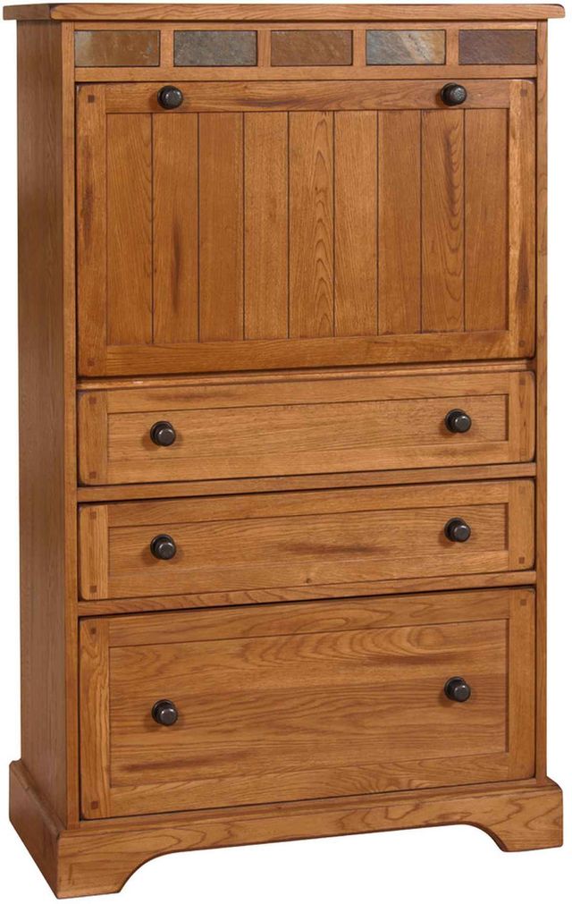 Sunny Designs™ Sedona Rustic Oak Laptop Armoire