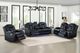 New Classic® Home Furnishings Orion II Black Power Reclining Loveseat-1