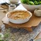 Magnolia Home by Joanna Gaines Emile Henry White 9" Sugar Pie Dish-4