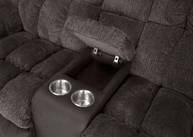 Franklin™ Westwood Atlantic Mink Manual Reclining Console Loveseat-3