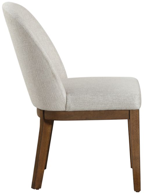New Classic® Home Furnishings Phoenix Chestnut Brown/Light Gray Dining Chair-3