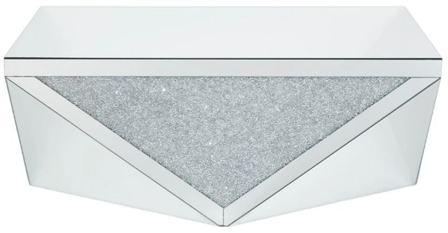 Michael Amini® Montreal Mirrored/Silver Cocktail Table-1