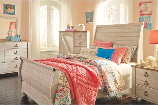 Signature Design by Ashley® Willowton Whitewash Dressing Chest-2