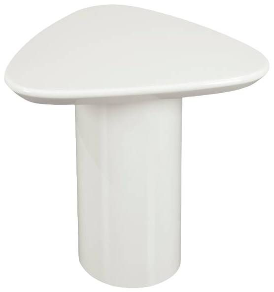 Moe's Home Collection Eden Ivory Lacquer Accent Table-1