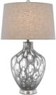 Currey & Company Samara Dark Gray/Gray Table Lamp-0