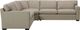 Palliser® Furniture Customizable Madison Track Arm 3-Piece Curved Sectional-1