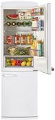 Unique® Appliances Classic Retro 24" 11.7 Cu. Ft. Marshmallow White Counter Depth Bottom Freezer Refrigerator-3