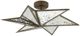 Currey & Company Stargazer Pyrite Bronze/Raj Mirror Semi-Flush Lighting-1