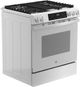 GE® 600 Series 30" White Slide-In Gas Range-2