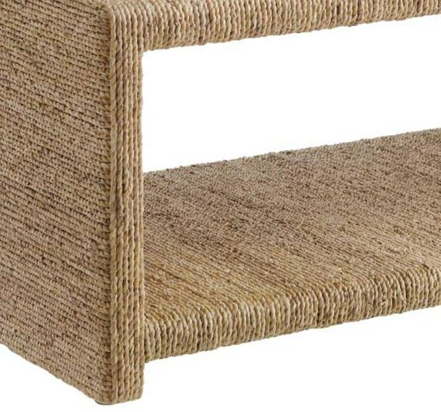 Martin Svensson Seagrass Brown Rectangular Cocktail Table-1
