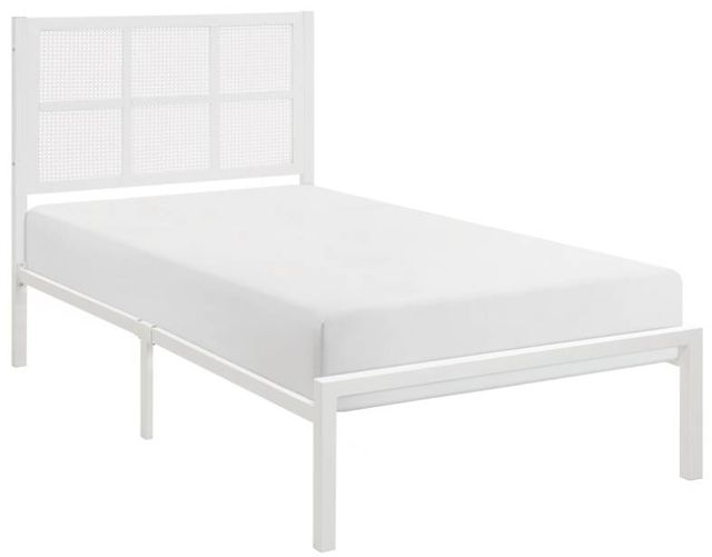 Homelegance® Sanibel White Twin Platform Bed-0